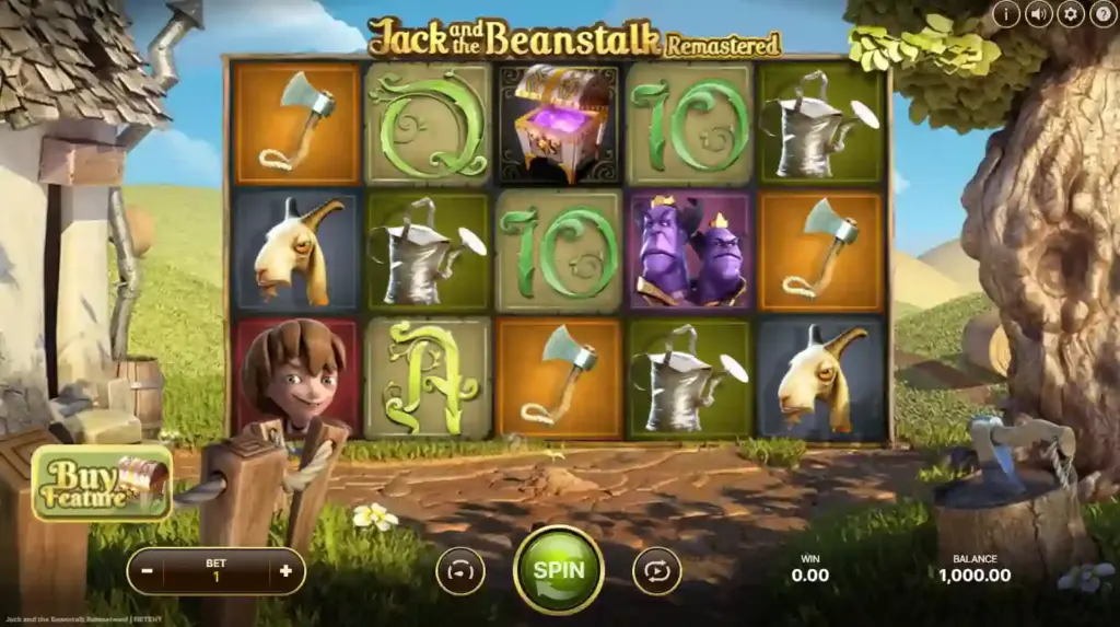 Jack and the Beanstalk Remastered від NetEnt