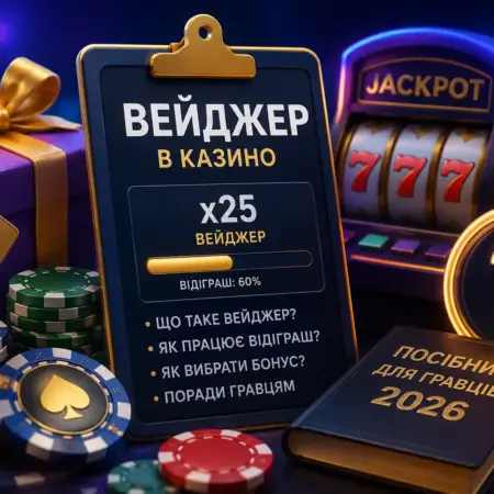 Що таке вейджер в казино: повний посібник з відіграшу бонусів у 2026 році