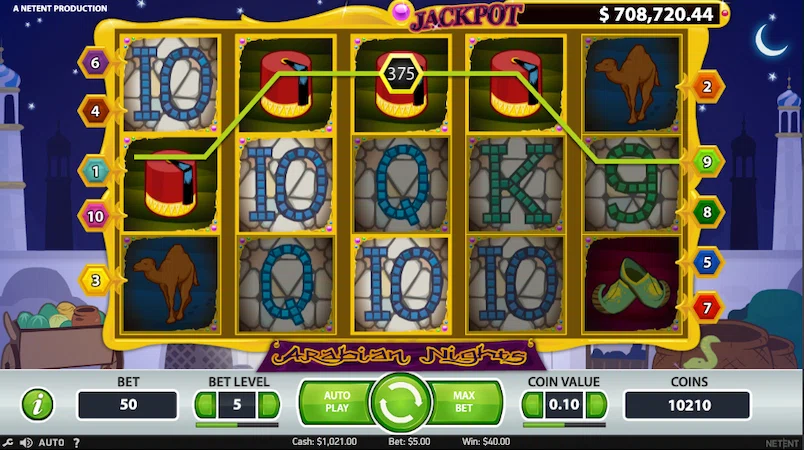 Слот Arabian Nights от NetEnt