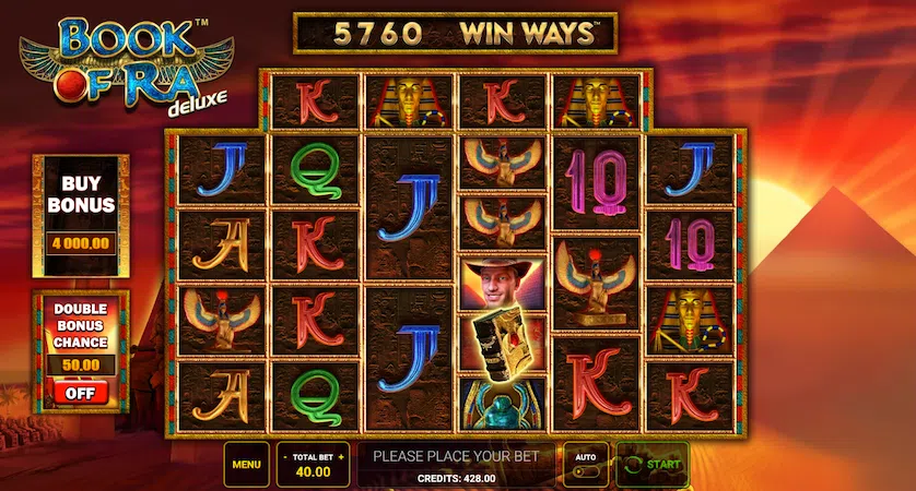 Слот Book of Ra Deluxe от Гринтуб