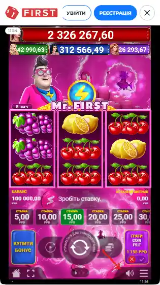 Ігровий автомат Mr. First від PatePlay: огляд, бонуси та демо-гра