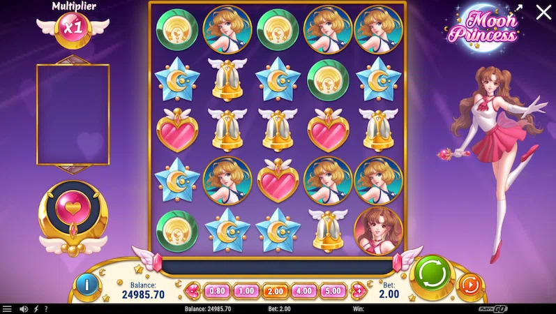 Выигрышные символы в Moon Princess
