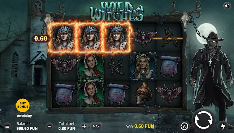 Автомат Wild Witches от Popiplay