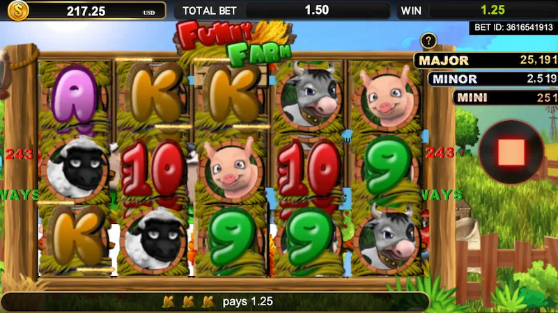 Автомат Funny Farm от SimplePlay