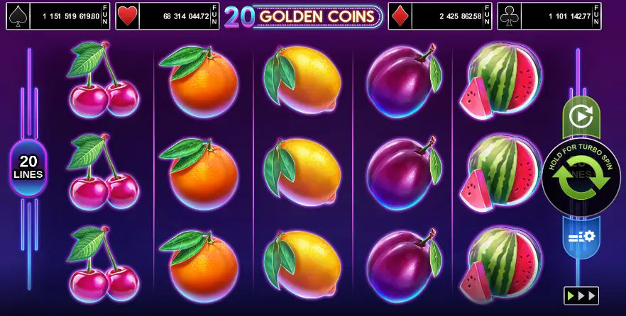 Демо 20 Golden Coins