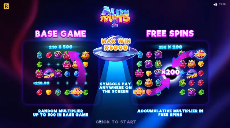 Демо Alien Fruits 2
