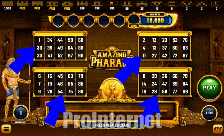 Играть в слот Amazing Pharaoh