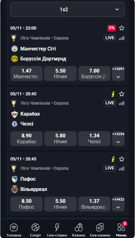 Ставки на спорт в казино Betking