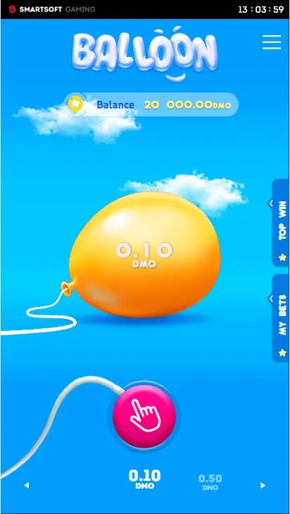 Механика слота Balloon