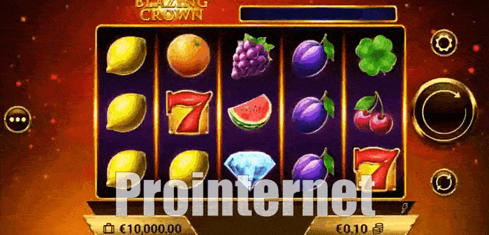 Игровой процесс в слоте Blazing Crown