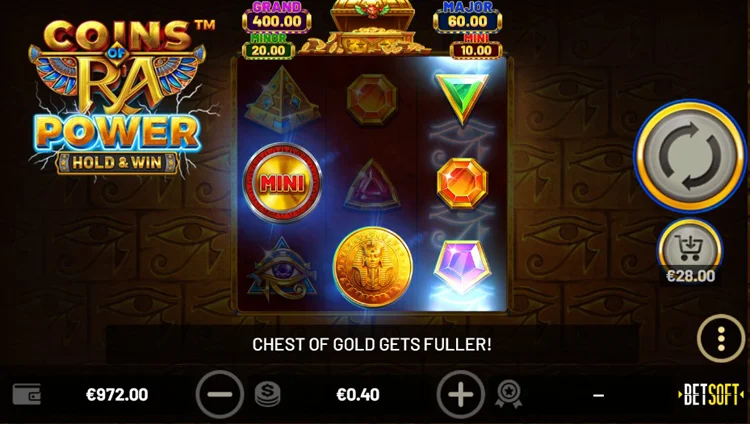 Слот Coins of Ra Power