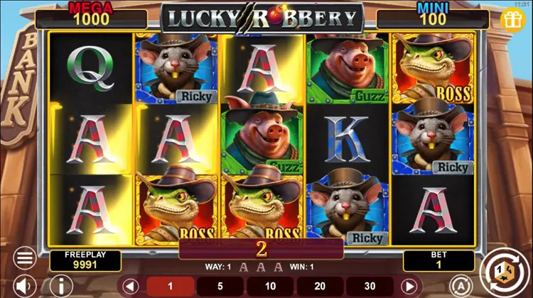 Игровой автомат Lucky Robber