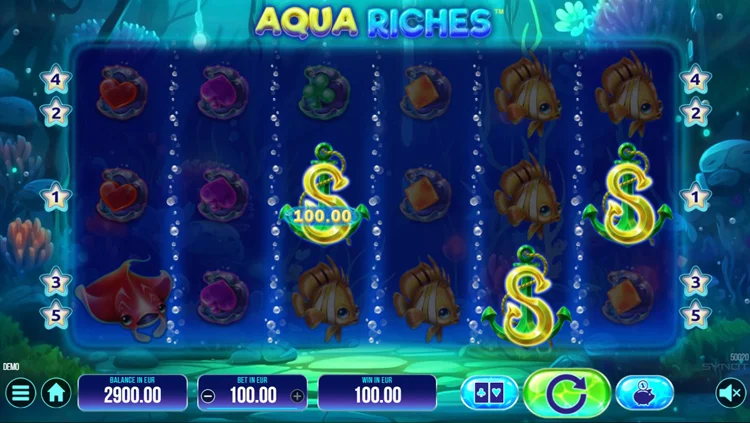 Aqua Riches процес гри