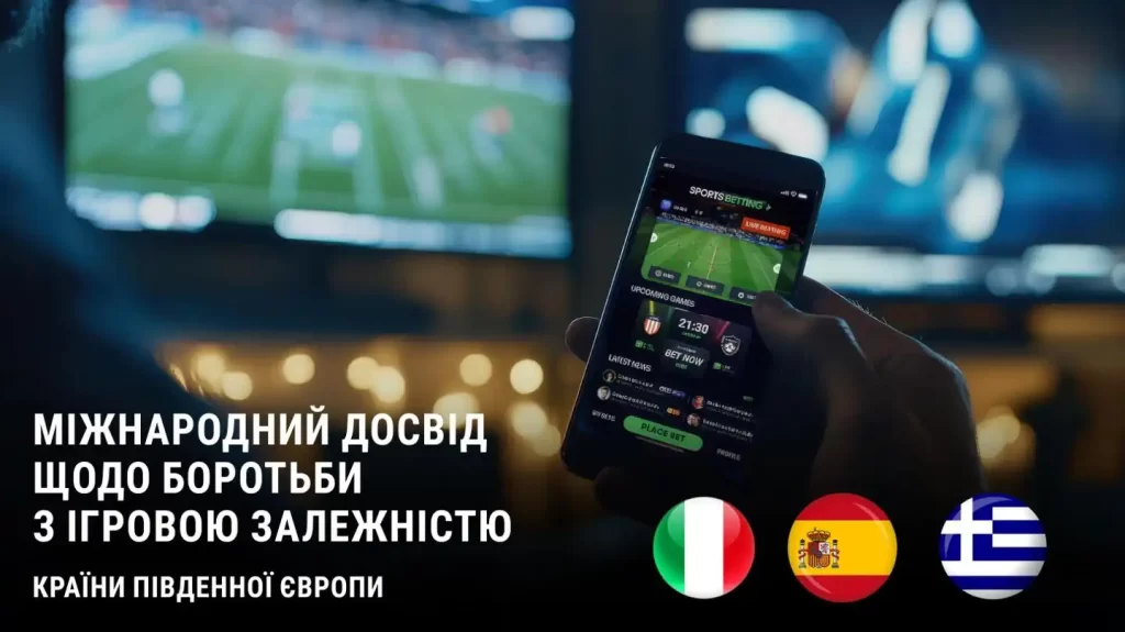 Приклади Італії, Іспанії та Греції у боротьбі з ігровою залежністю