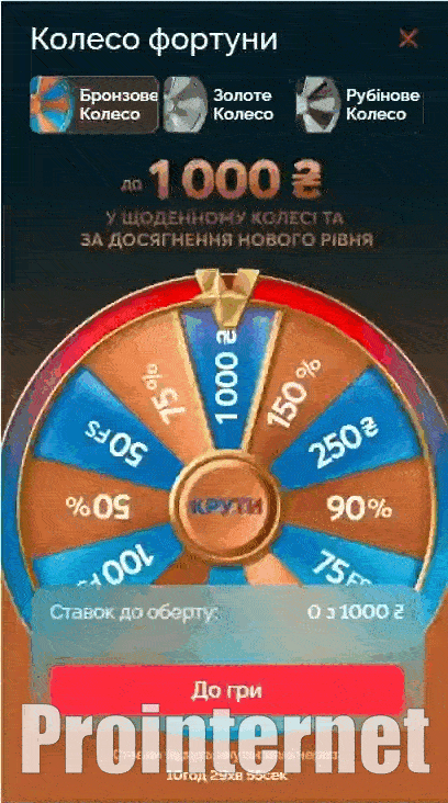 Бонус Vegas Колеса Фортуны