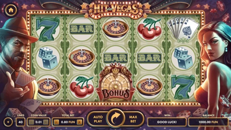 Слот Hit in Vegas в казино Gorilla