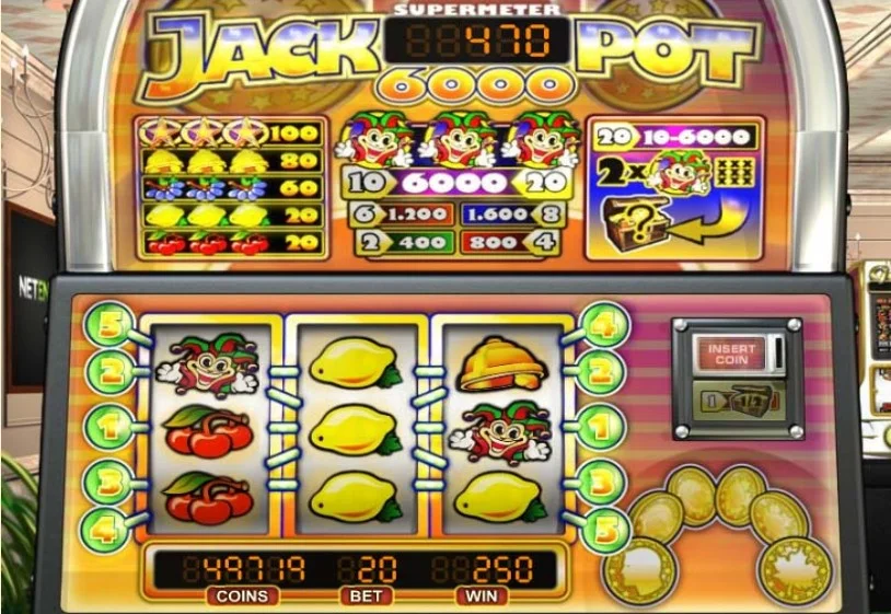 Слот Jackpot 6000 в онлайн казино Горила
