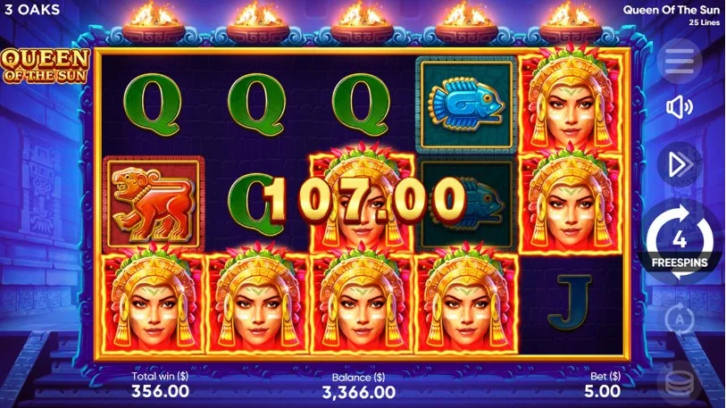 Онлайн гра Gorilla Casino Queen of the Sun