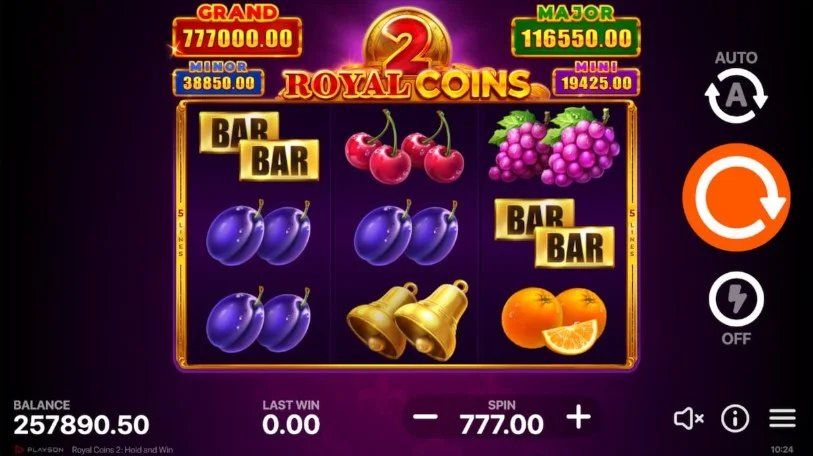 Гра казино Горила Royal Coins 2