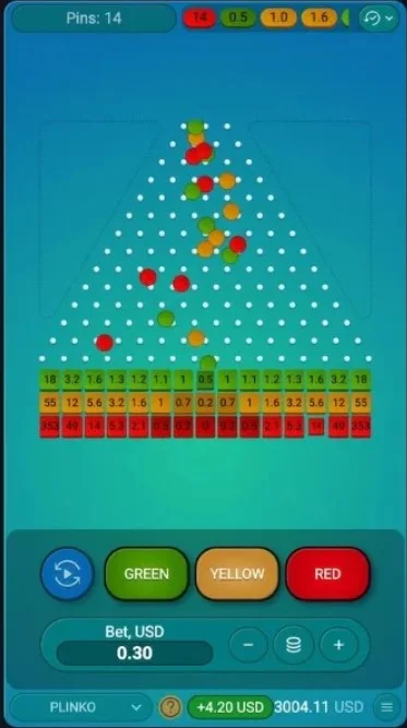 Гра Plinko