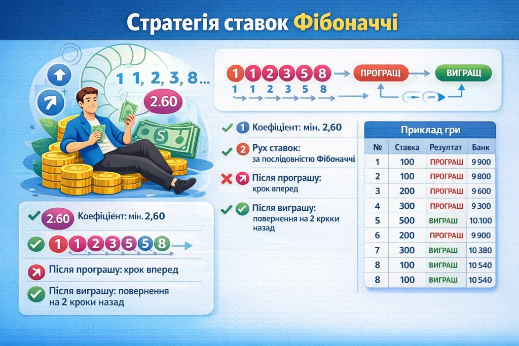 Стратегія ставок Фібоначчі