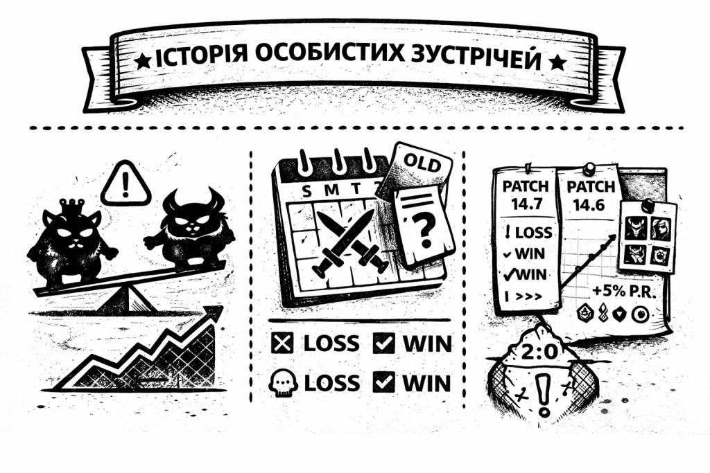 Історія особистих зустрічей (H2H)