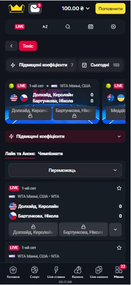 tenis betking