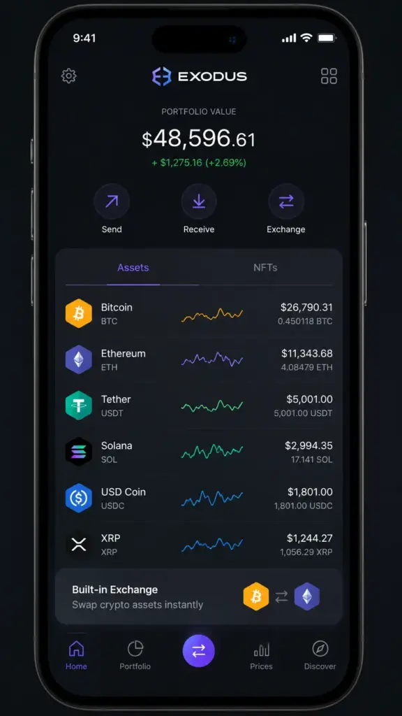Гаманець Exodus
