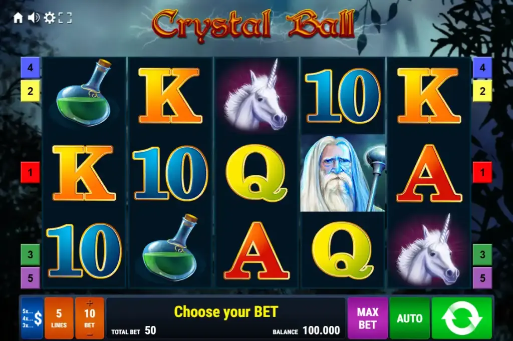 Слот Crystal Ball с магической тематикой
