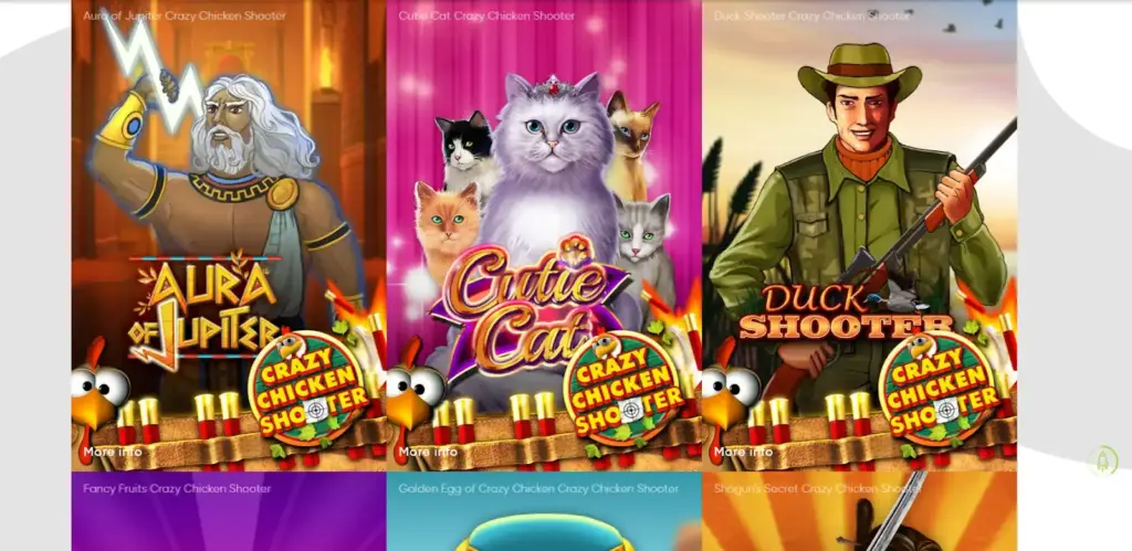 Слоты Gamomat с серией Crazy Chicken Shooter с серией Crazy Chicken Shooter