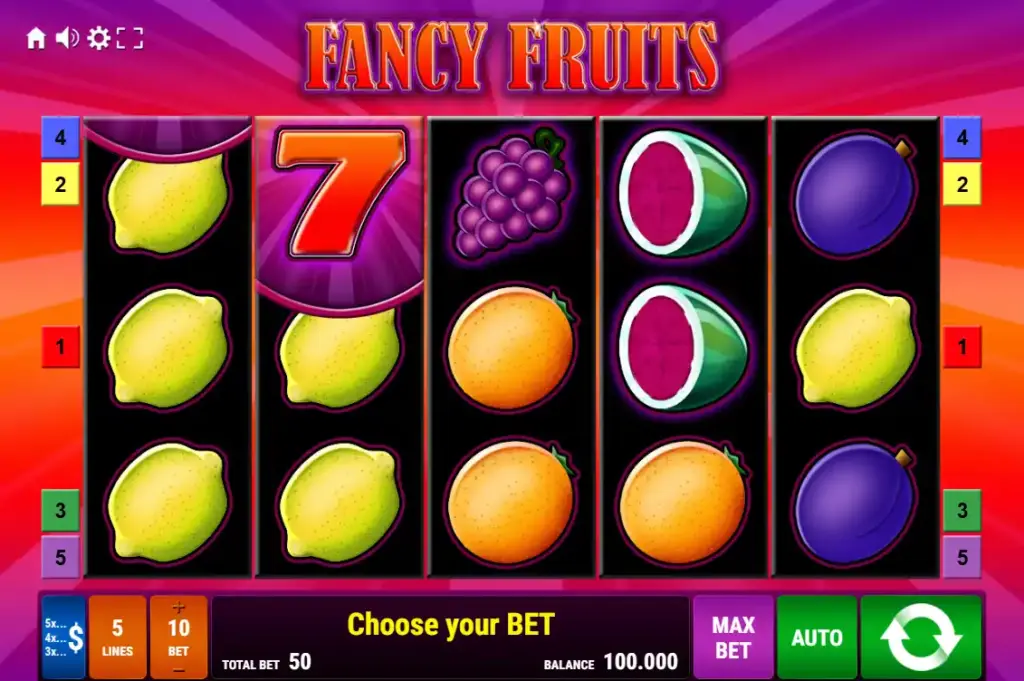 Классический фруктовый слот Fancy Fruits классический фруктовый слот