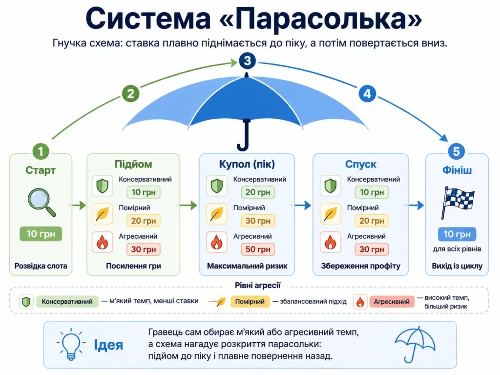 Инфографика системы Зонтик
