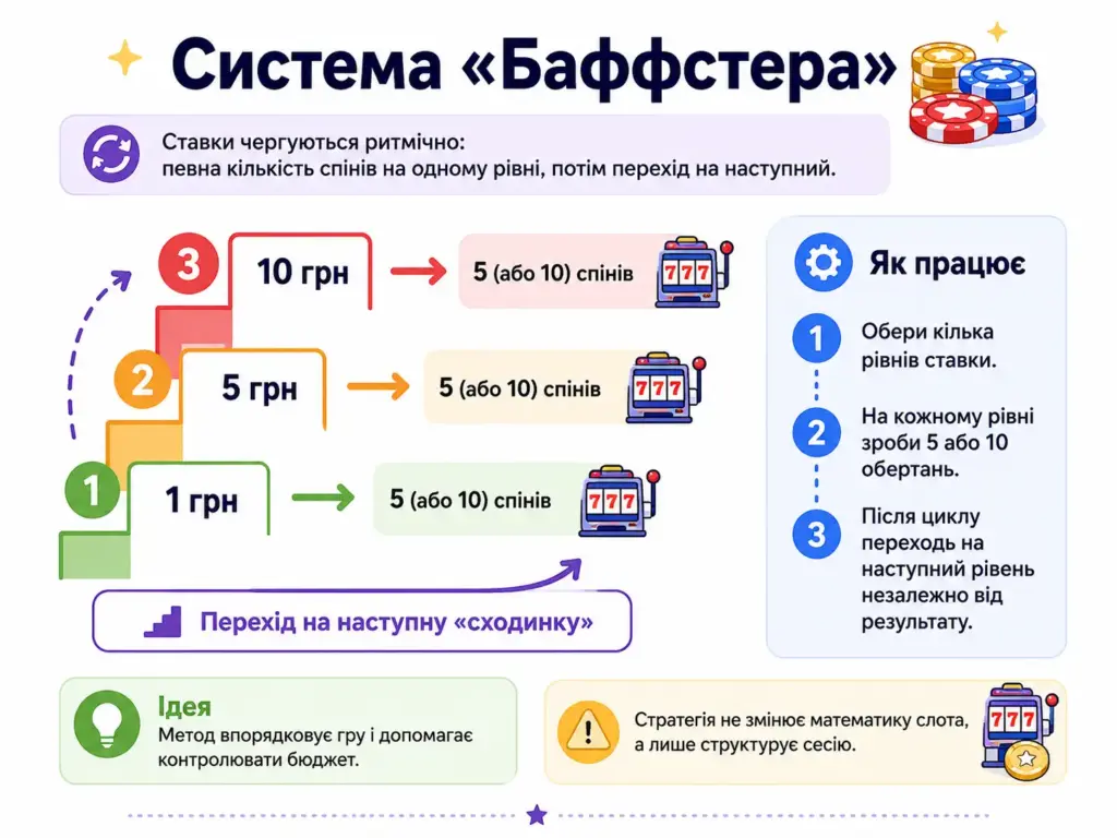 Инфографика системы Баффстера