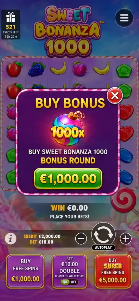 Buy Bonus