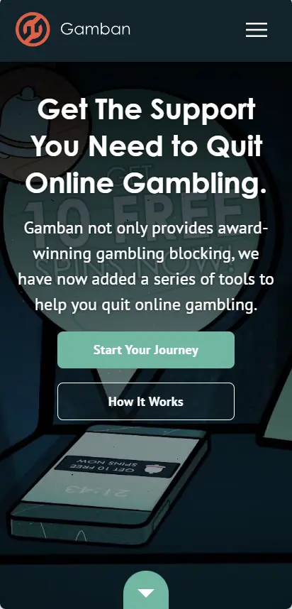 gamban main page