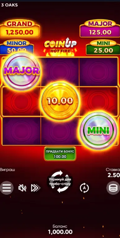 Игра Coin UP: Hot Fire