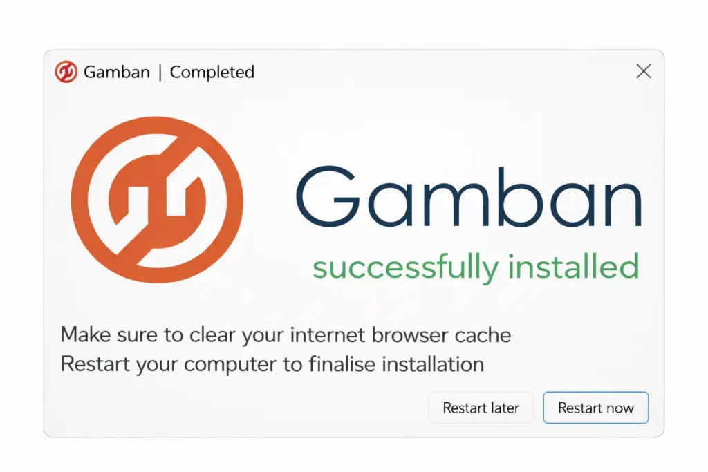Повне перезавантаження gamban
