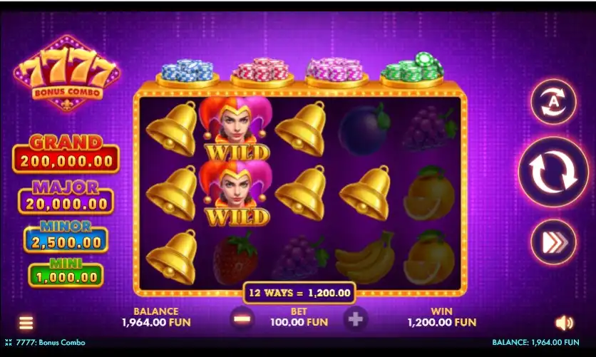 Wild 7777 Bonus Combo