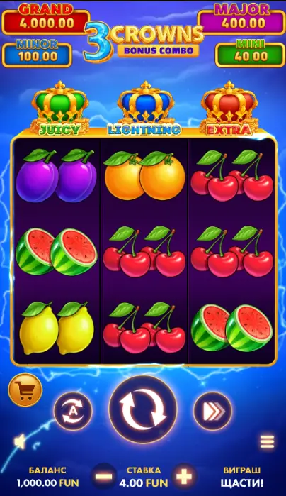 3 Crown Bonus Combo на iOS и Android