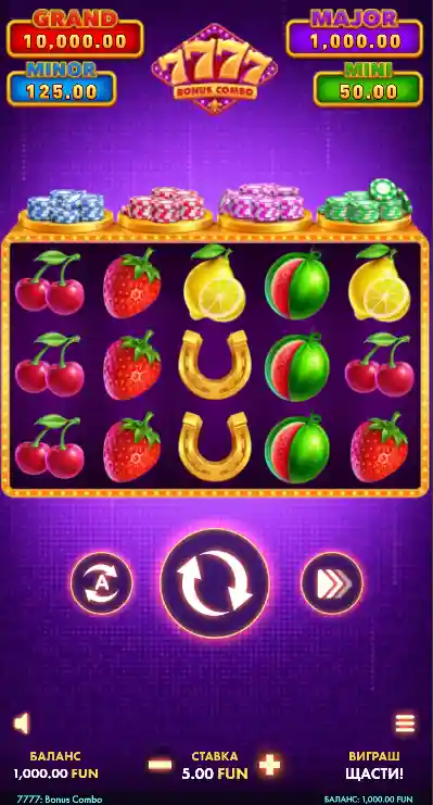 7777 Bonus Combo и 3 Crown Bonus Combo