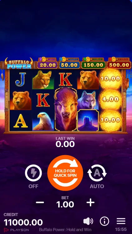 Слот Buffalo Power: Hold and Win