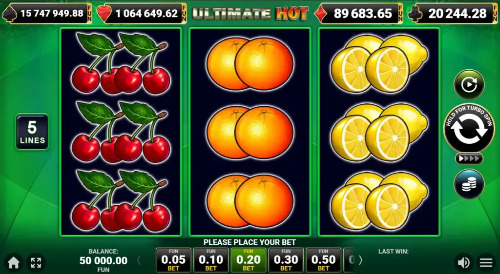 Ultimate Hot від розробника Amusnet Interactive