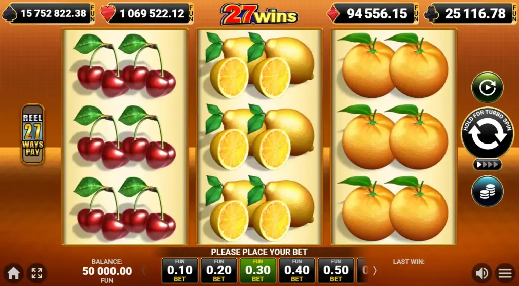 27 Wins від розробника Amusnet Interactive