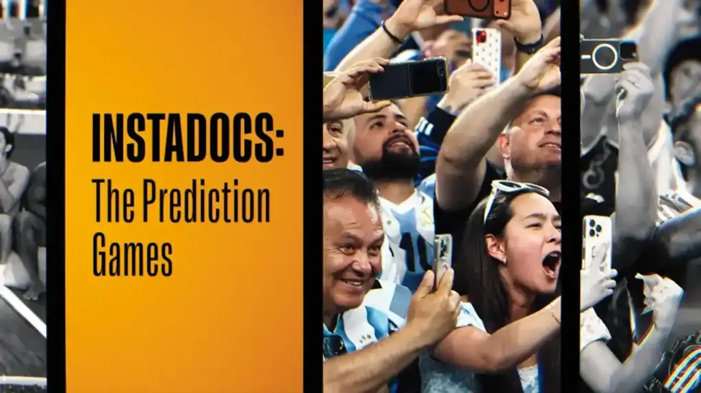 Instadocs The Prediction Games на фоні футбольних фанатів
