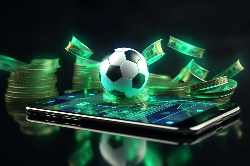 Футбольні ставки онлайн на смартфоні з грошима