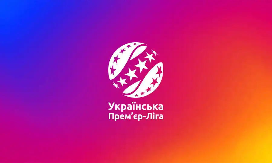 Логотип Української Прем’єр-ліги на градієнтному фоні
