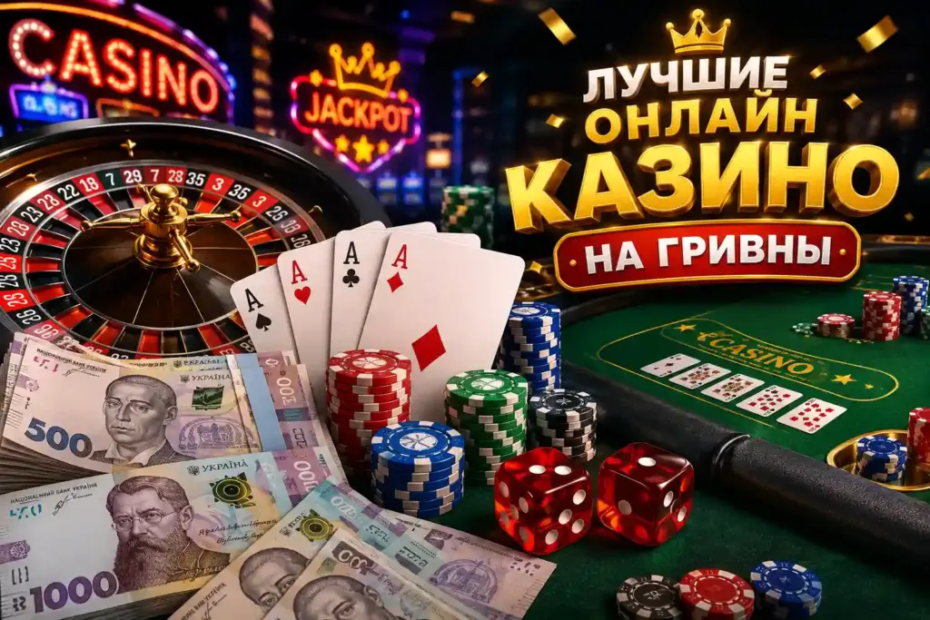 Онлайн-казино на гривні з рулеткою та фішками